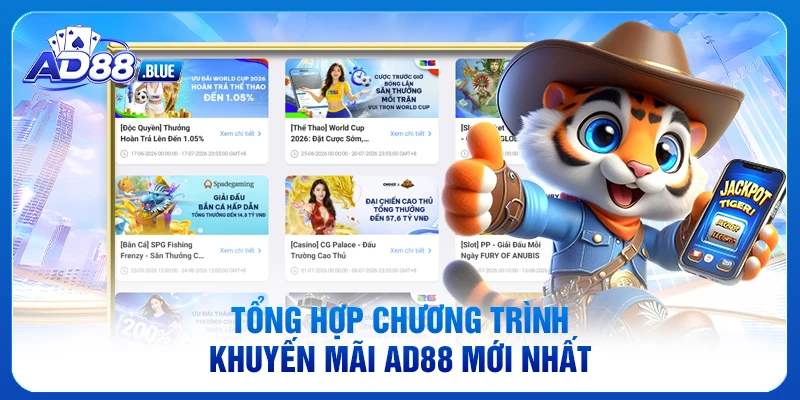 Tổng hợp chương trình khuyến mãi AD88 mới nhất